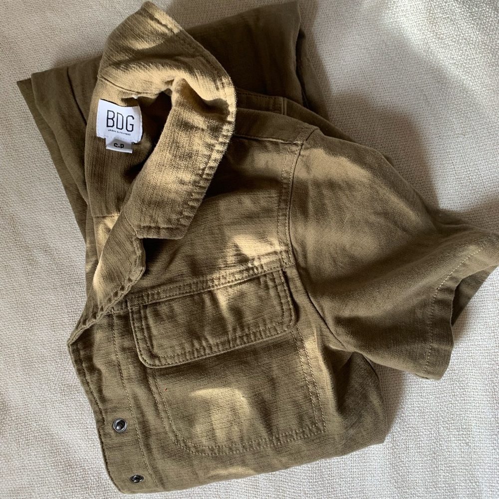 BDG Urban Outfitters army green jumpsuit size small